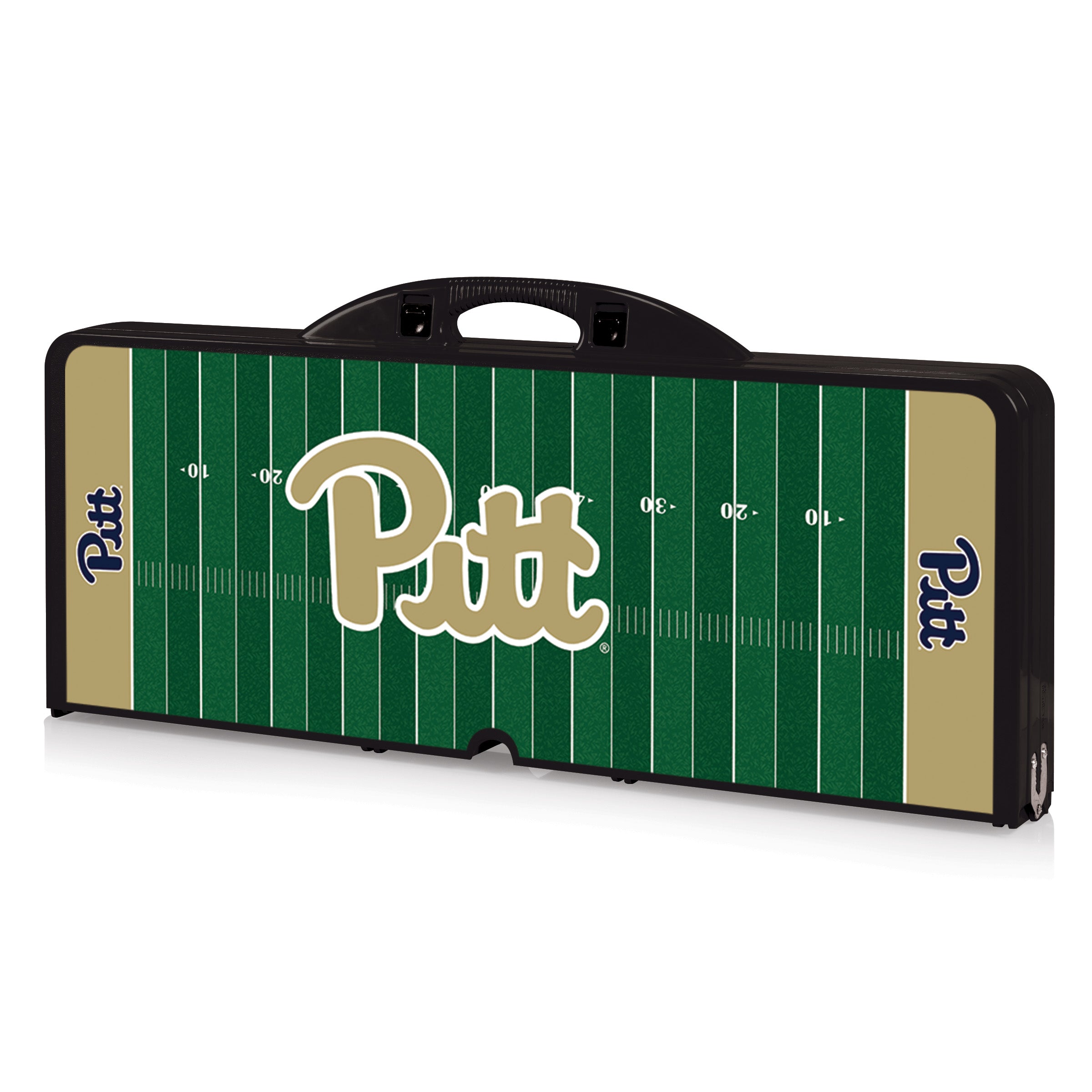 Pittsburgh Panthers Football Field - Picnic Table Portable Folding Table with Seats