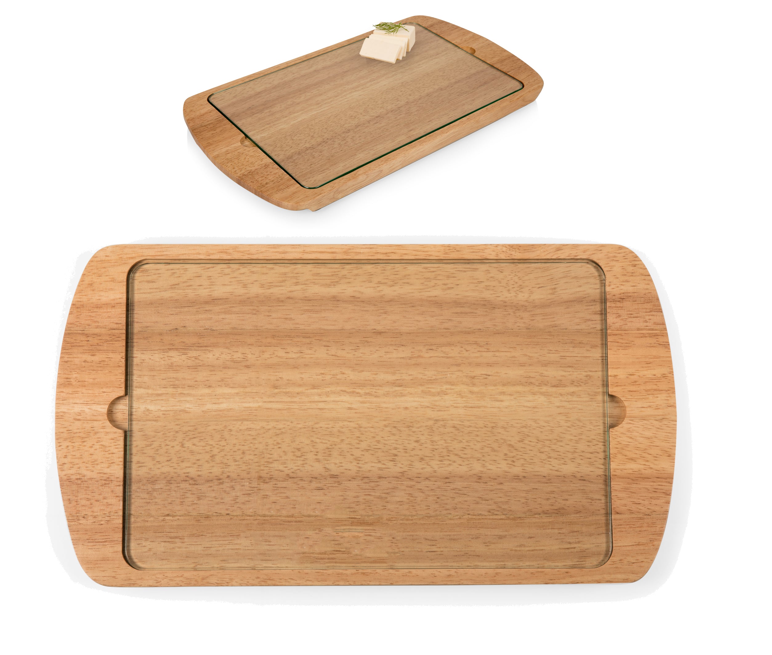 Billboard Glass Top Serving Tray