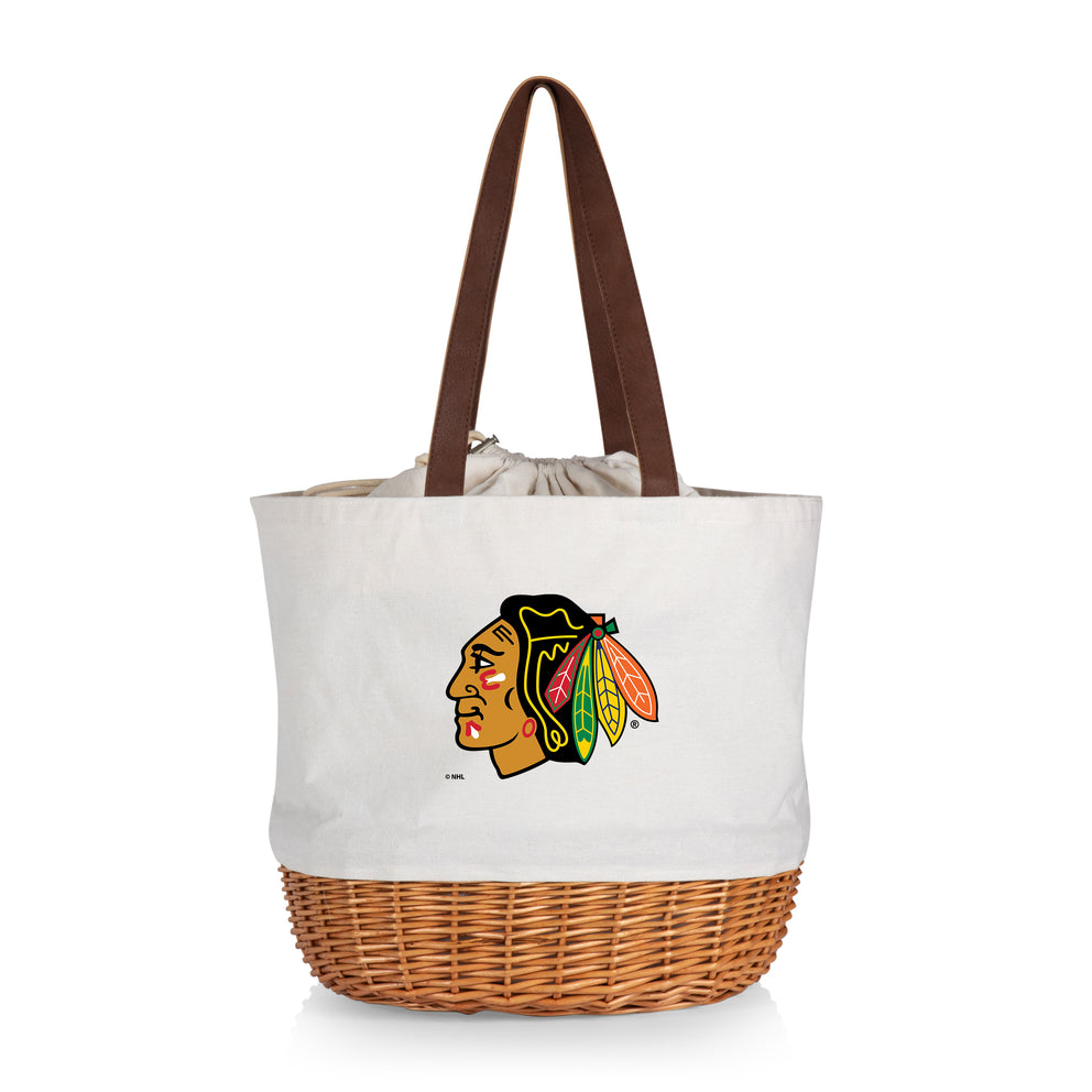 Coronado Canvas and Willow Basket Tote