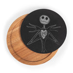 Nightmare Before Christmas Jack - Insignia Acacia and Slate Serving Board with Cheese Tools