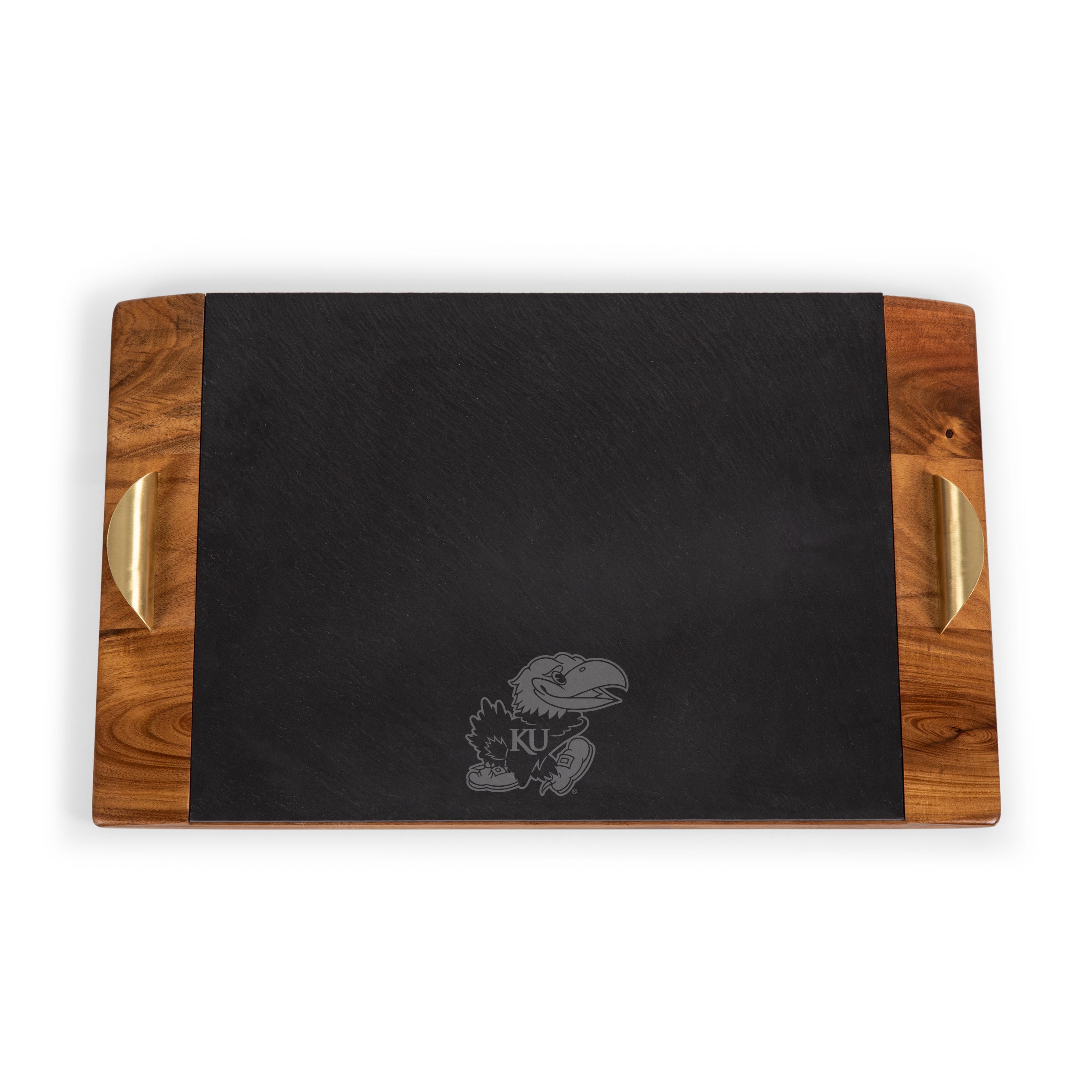Kansas Jayhawks - Covina Acacia and Slate Serving Tray