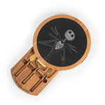 Nightmare Before Christmas Jack - Insignia Acacia and Slate Serving Board with Cheese Tools