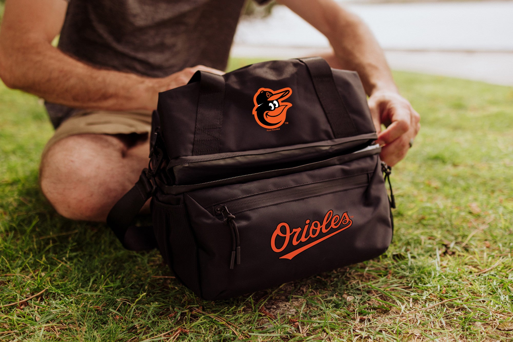 Baltimore Orioles - Tarana Recycled Lunch Bag Cooler with Utensils