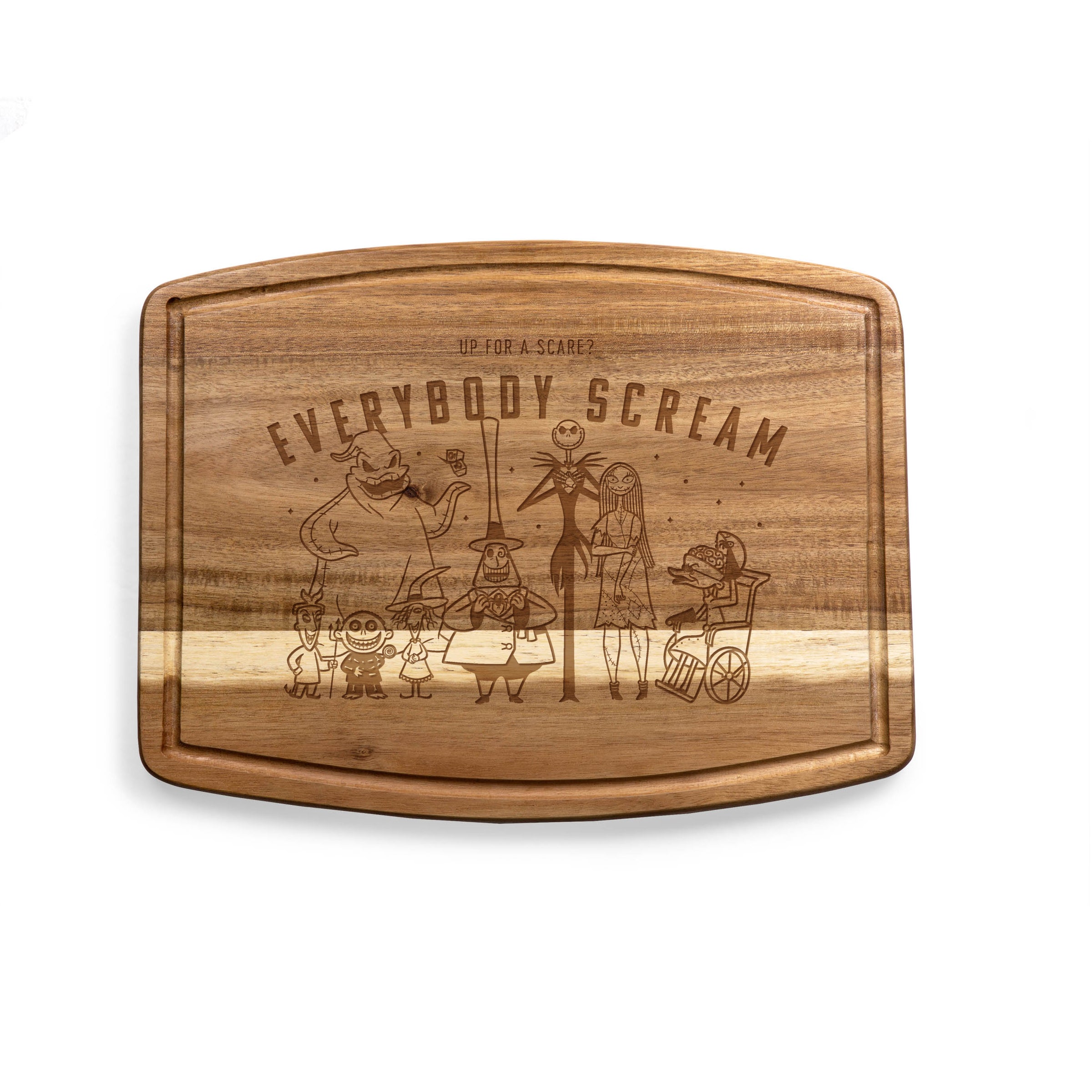 Nightmare Before Christmas - Ovale Acacia Cutting Board