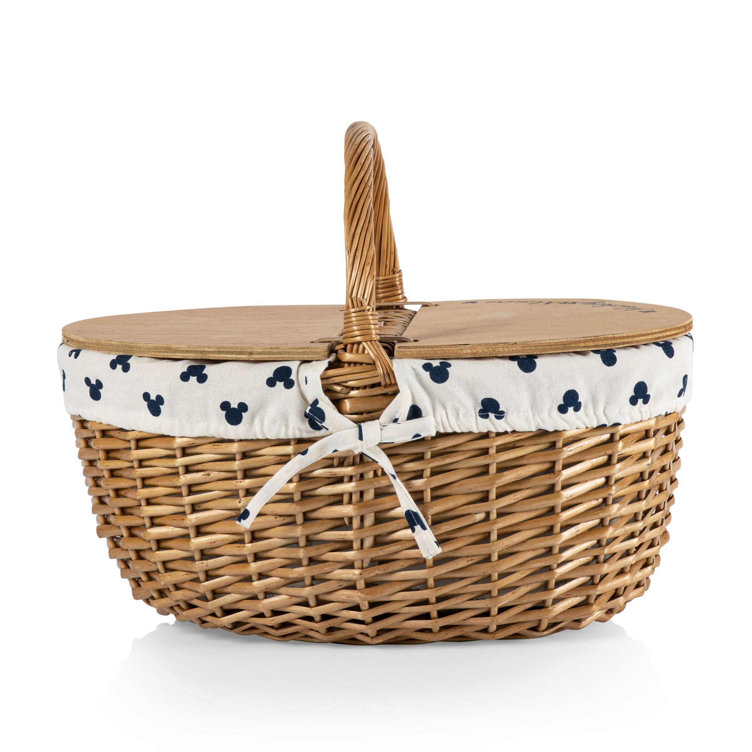Mickey Mouse Silhouette - Country Picnic Basket