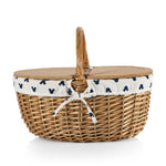 Mickey Mouse Silhouette - Country Picnic Basket