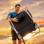 Monaco Reclining Beach Backpack Chair