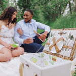 Lemongrove Picnic Basket for 2 - Bees & Lemons