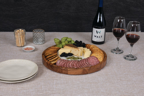 Isla Serving Platter with Marble Cheeseboard Insert