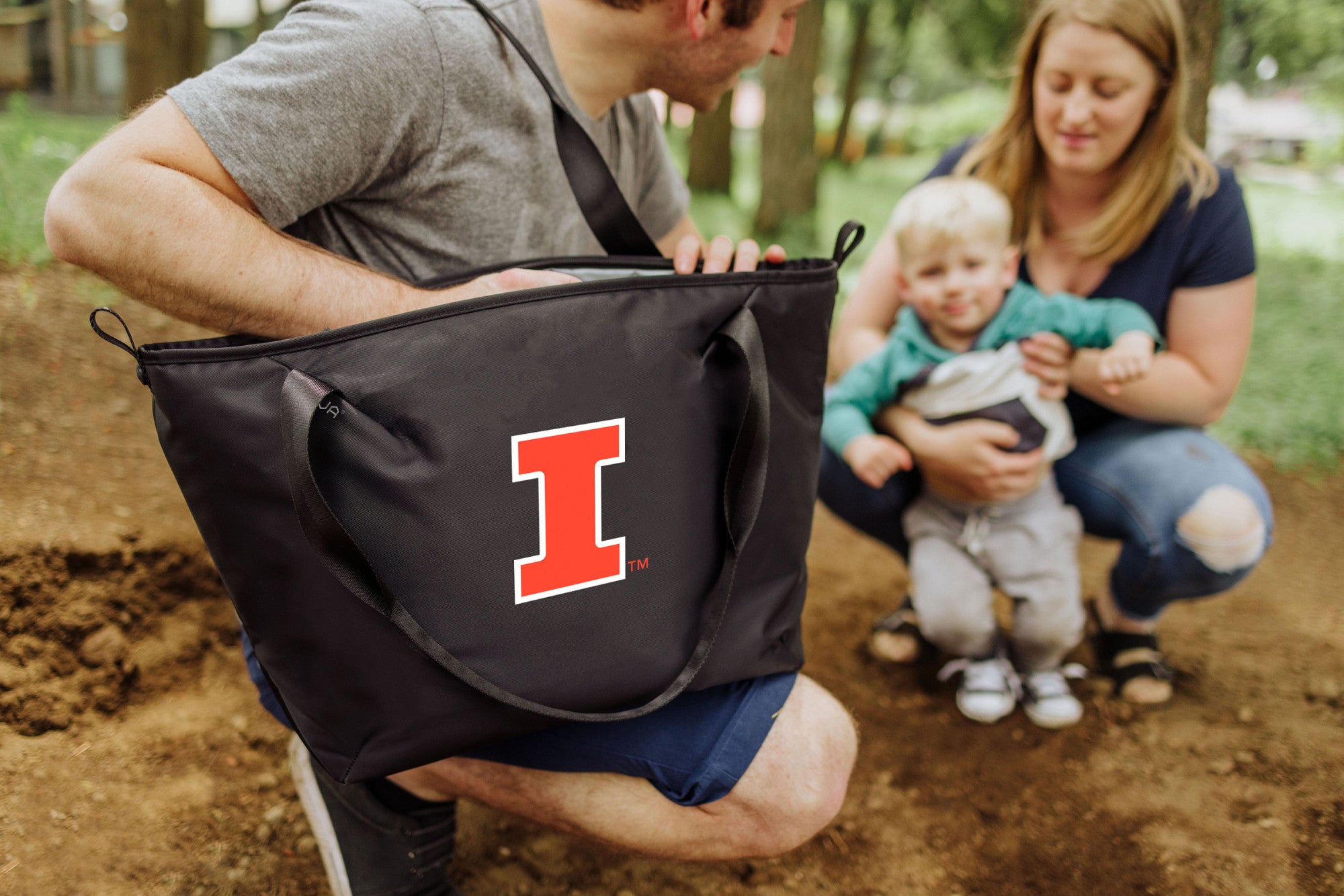 Illinois Fighting Illini - Tarana Recycled Cooler Tote Bag