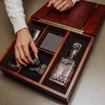 Whiskey Box Gift Set with Decanter