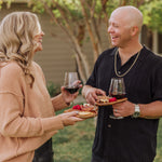 Heart Shaped Wine Appetizer Plate Set of 4