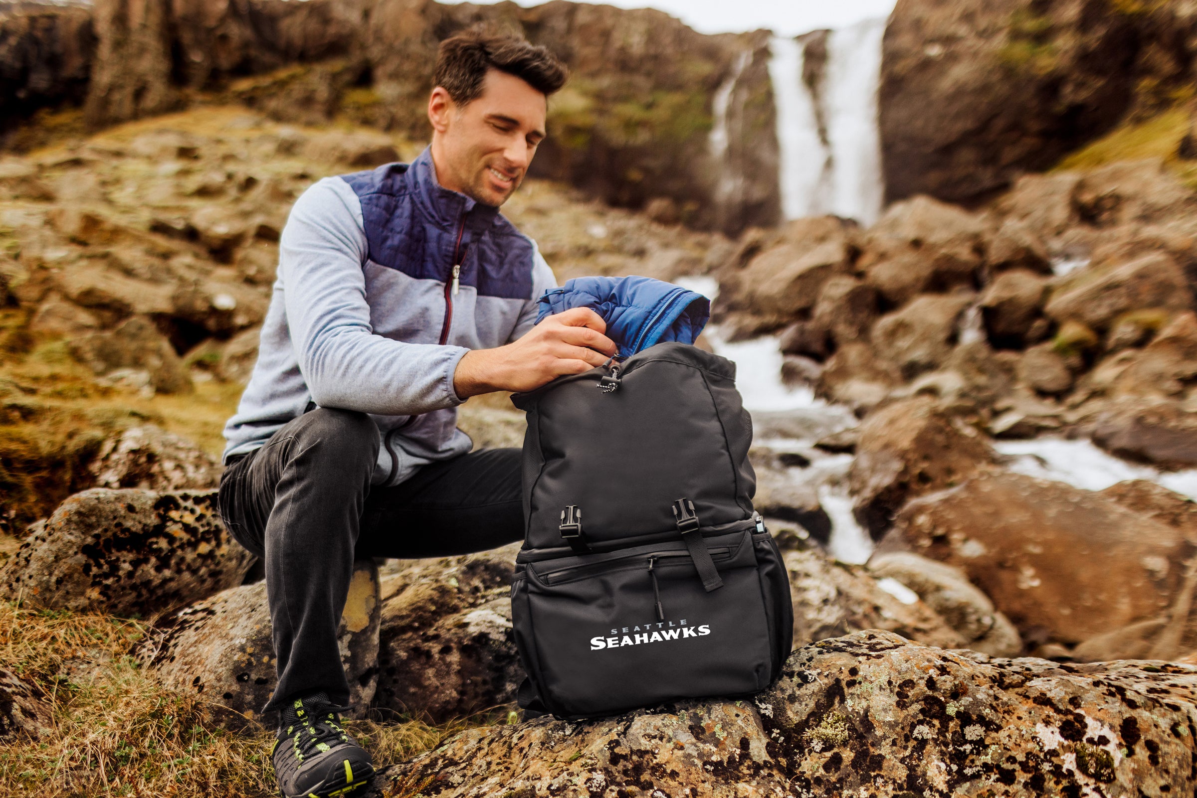 Seattle Seahawks - Tarana Recycled Backpack Cooler