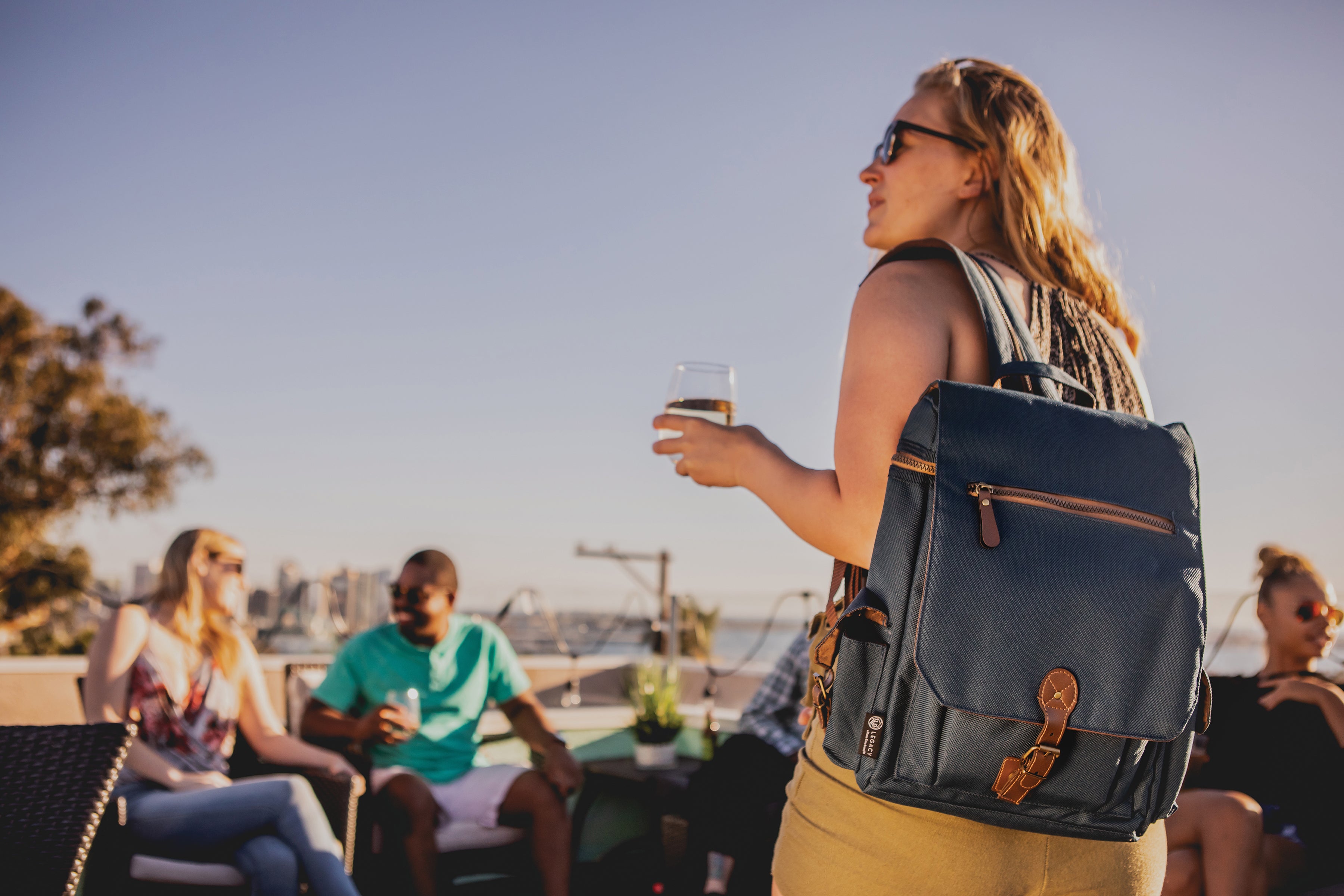 Moreno 3-Bottle Wine & Cheese Tote