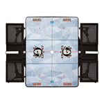 Anaheim Ducks Hockey Rink - Picnic Table Portable Folding Table with Seats