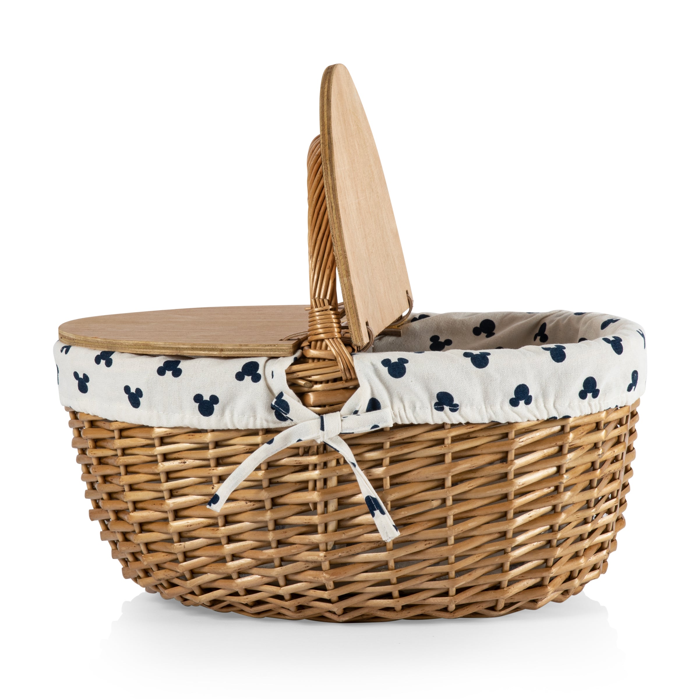 Mickey Mouse Silhouette - Country Picnic Basket