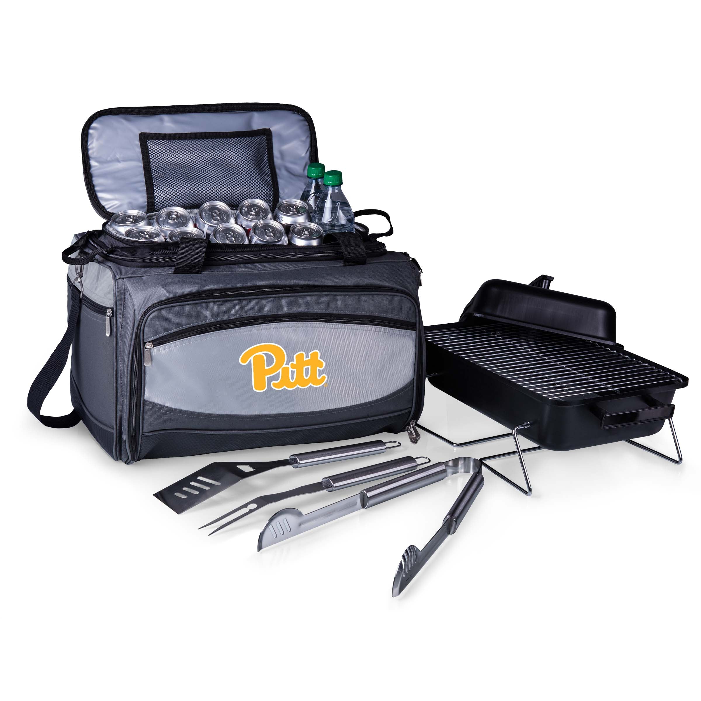Pittsburgh Panthers - Buccaneer Portable Charcoal Grill & Cooler Tote
