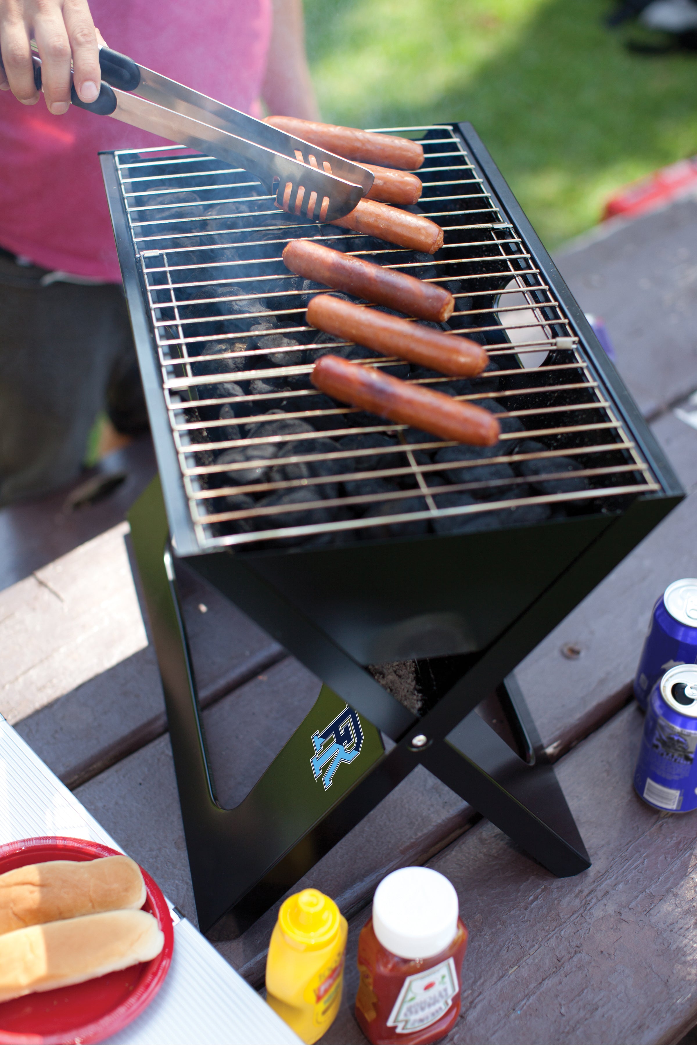 Rhode Island Rams - X-Grill Portable Charcoal BBQ Grill