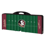 Florida State Seminoles Football Field - Picnic Table Portable Folding Table with Seats