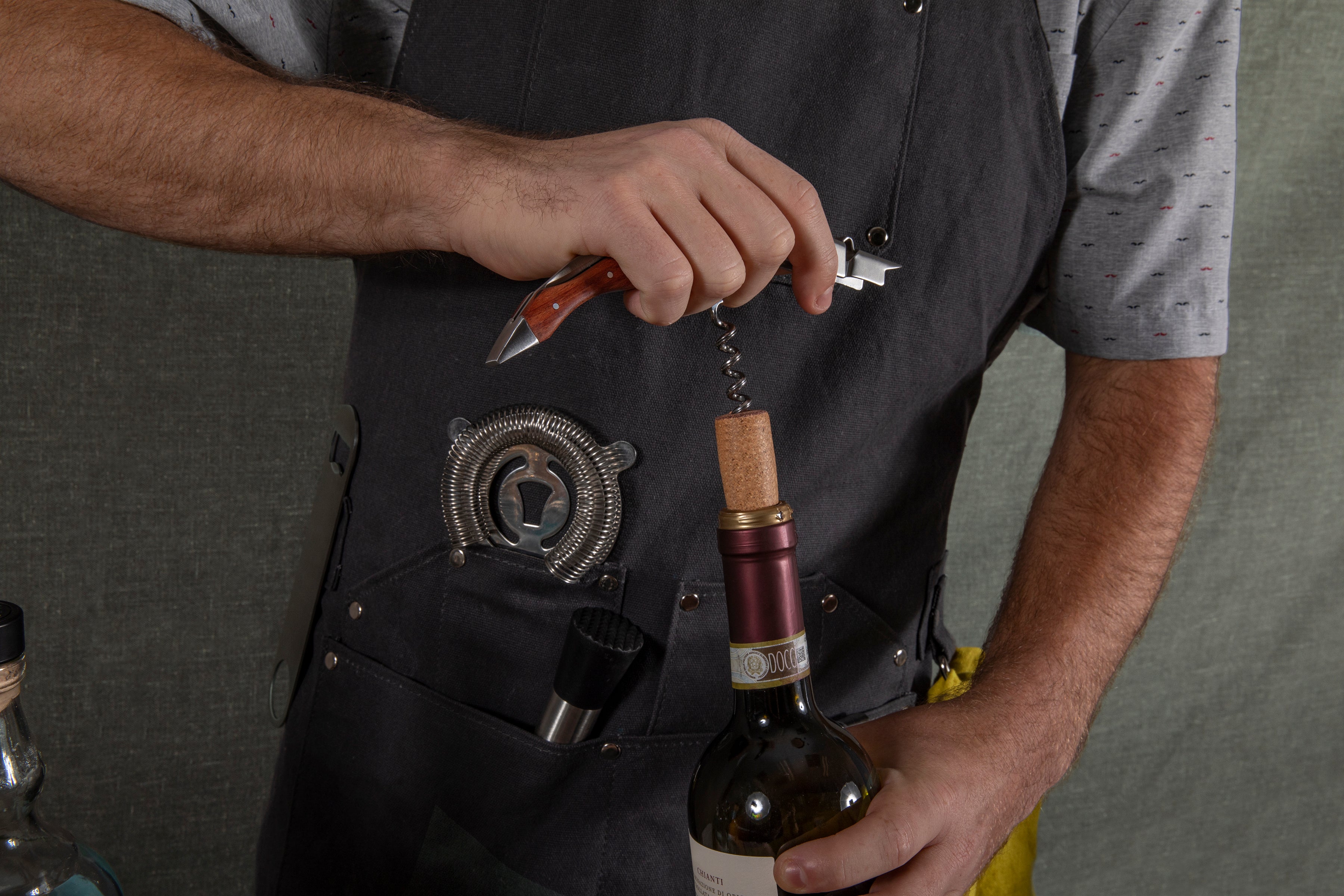 Collins Waxed Canvas Mixologist Apron