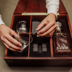 Whiskey Box Gift Set with Decanter