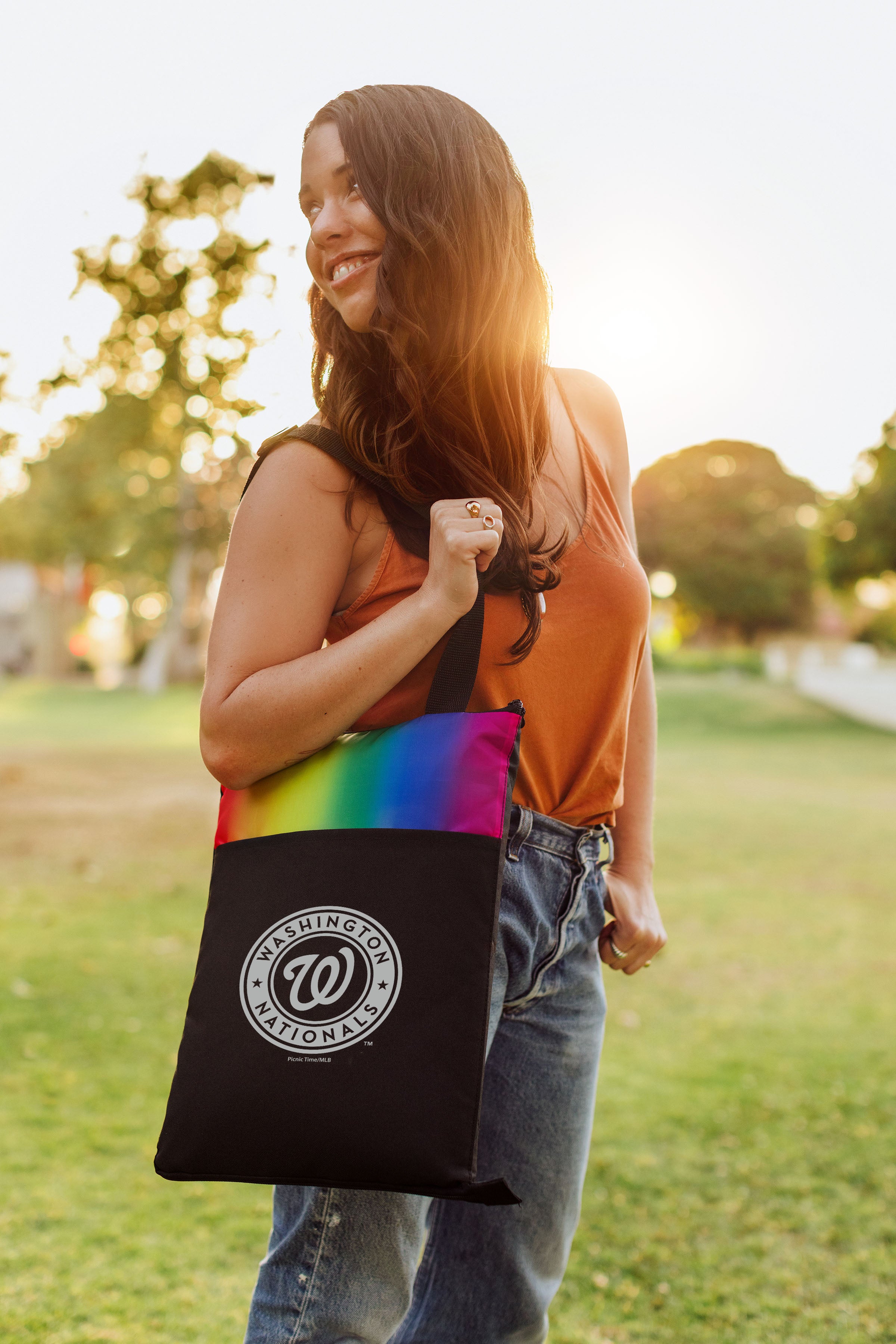 Washington Nationals - Vista Outdoor Picnic Blanket & Tote