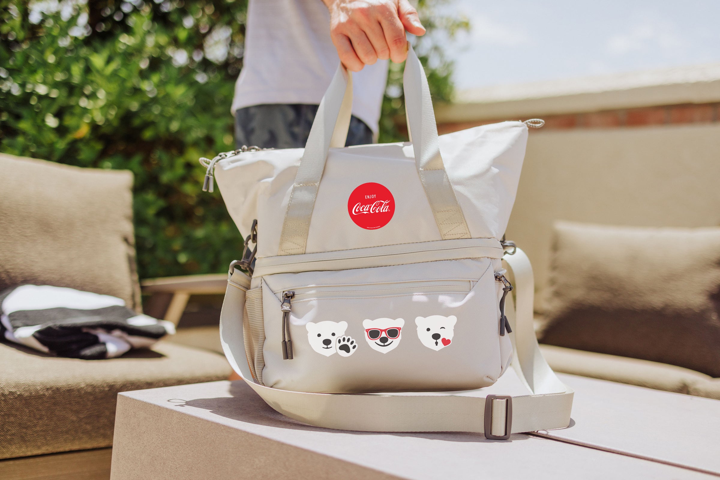 Coca-Cola - Tarana Recycled Lunch Bag Cooler with Utensils