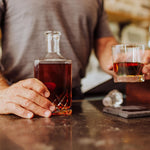 Whiskey Box Gift Set with Decanter