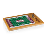 Mississippi State Bulldogs - Icon Glass Top Cutting Board & Knife Set