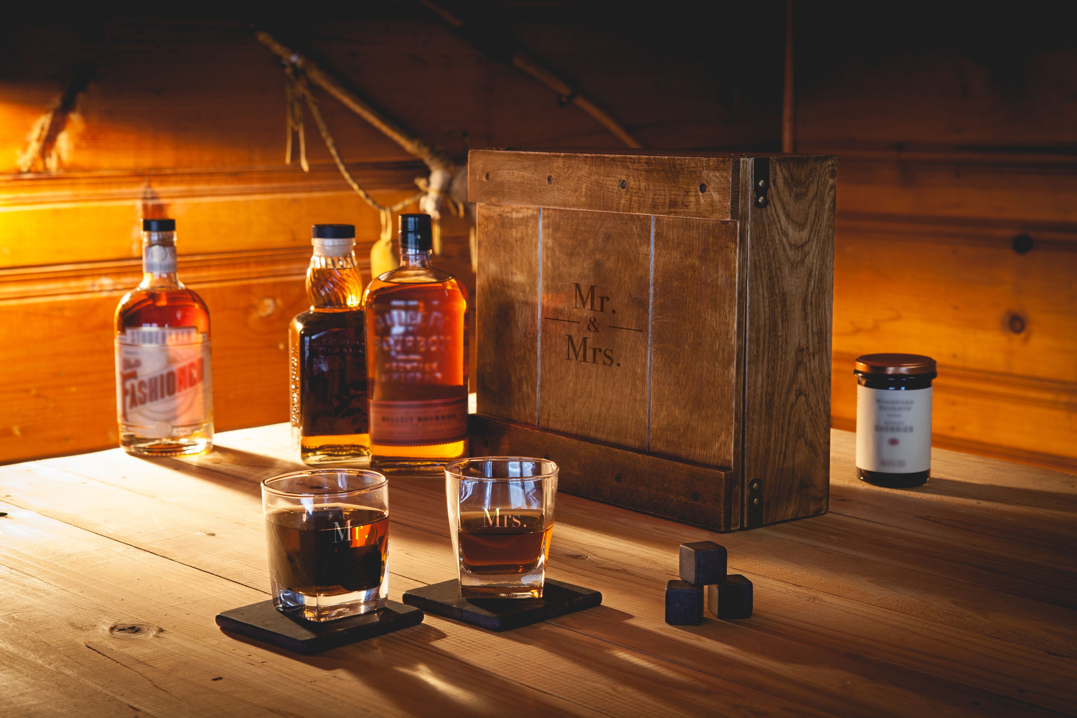 Wedding/Anniversary - Whiskey Box Gift Set