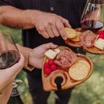 Heart Shaped Wine Appetizer Plate Set of 4