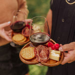 Heart Shaped Wine Appetizer Plate Set of 4