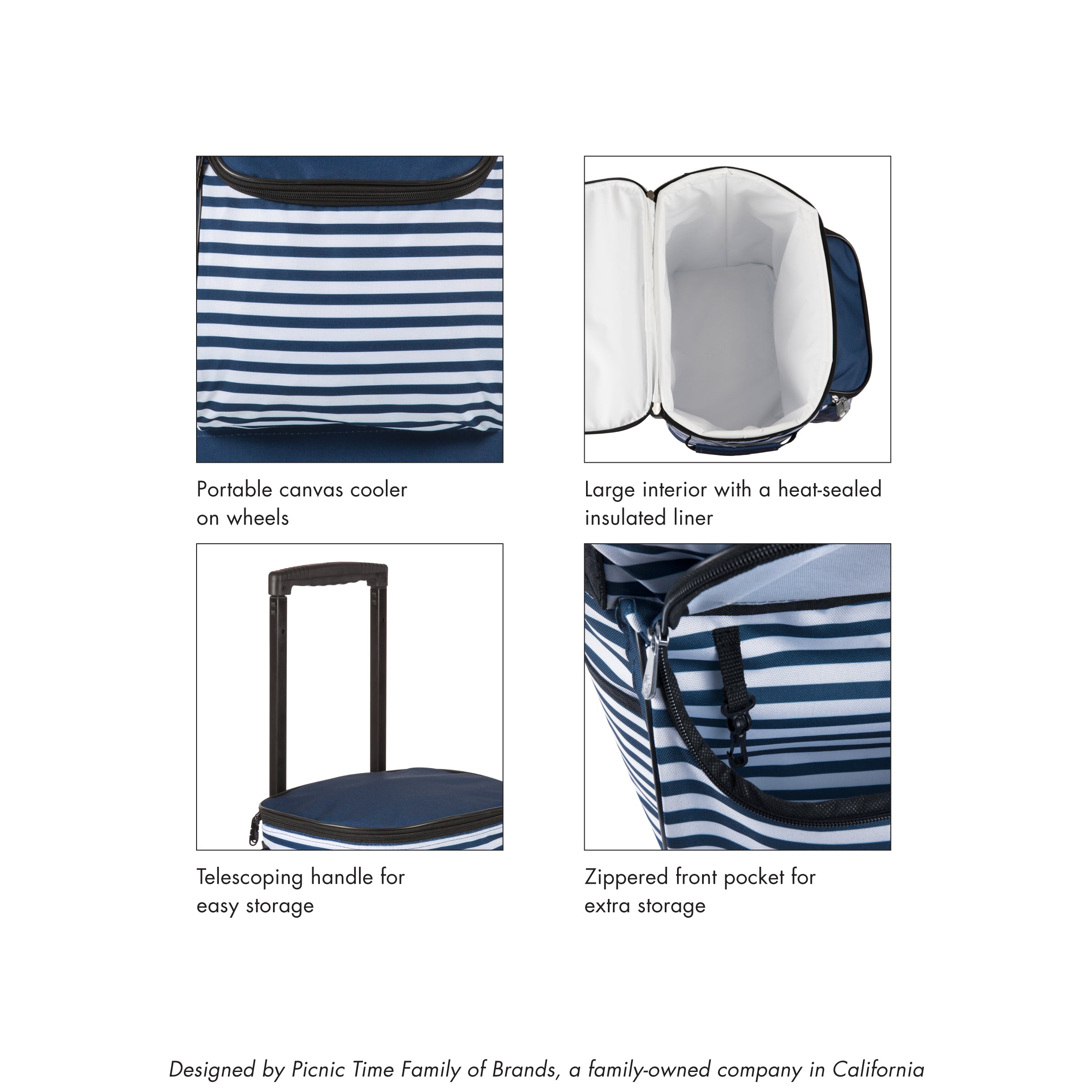 Portable Rolling Cooler