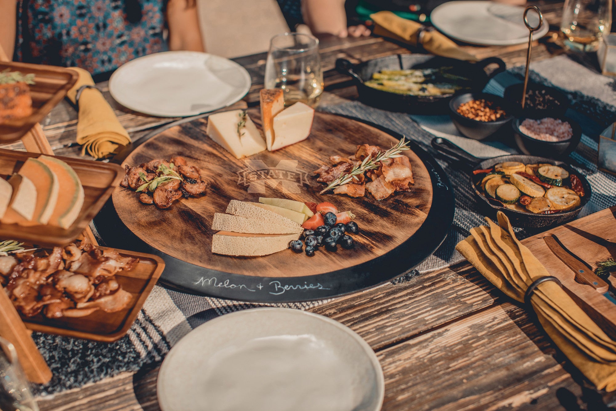 Mississippi State Bulldogs - Lazy Susan Serving Tray