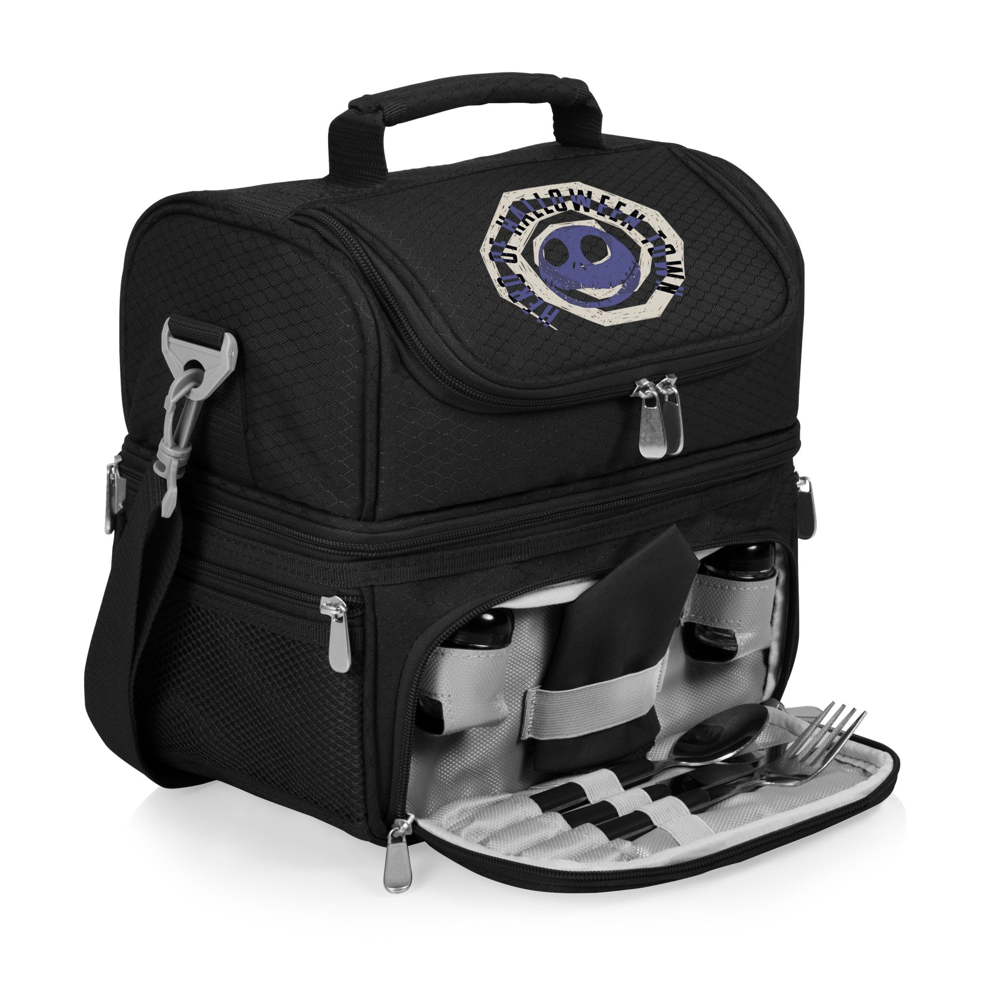 Nightmare Before Christmas Jack - Pranzo Lunch Bag Cooler with Utensils