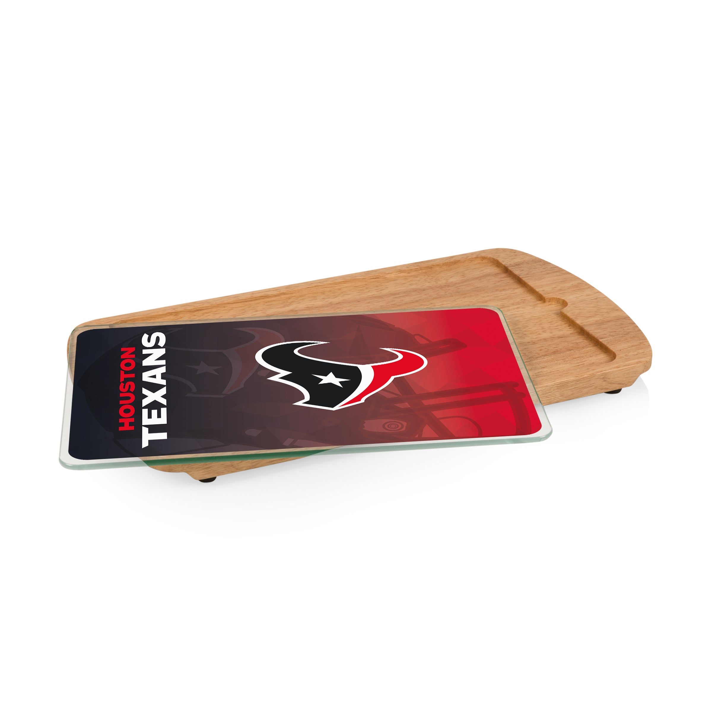 Houston Texans - Billboard Glass Top Serving Tray
