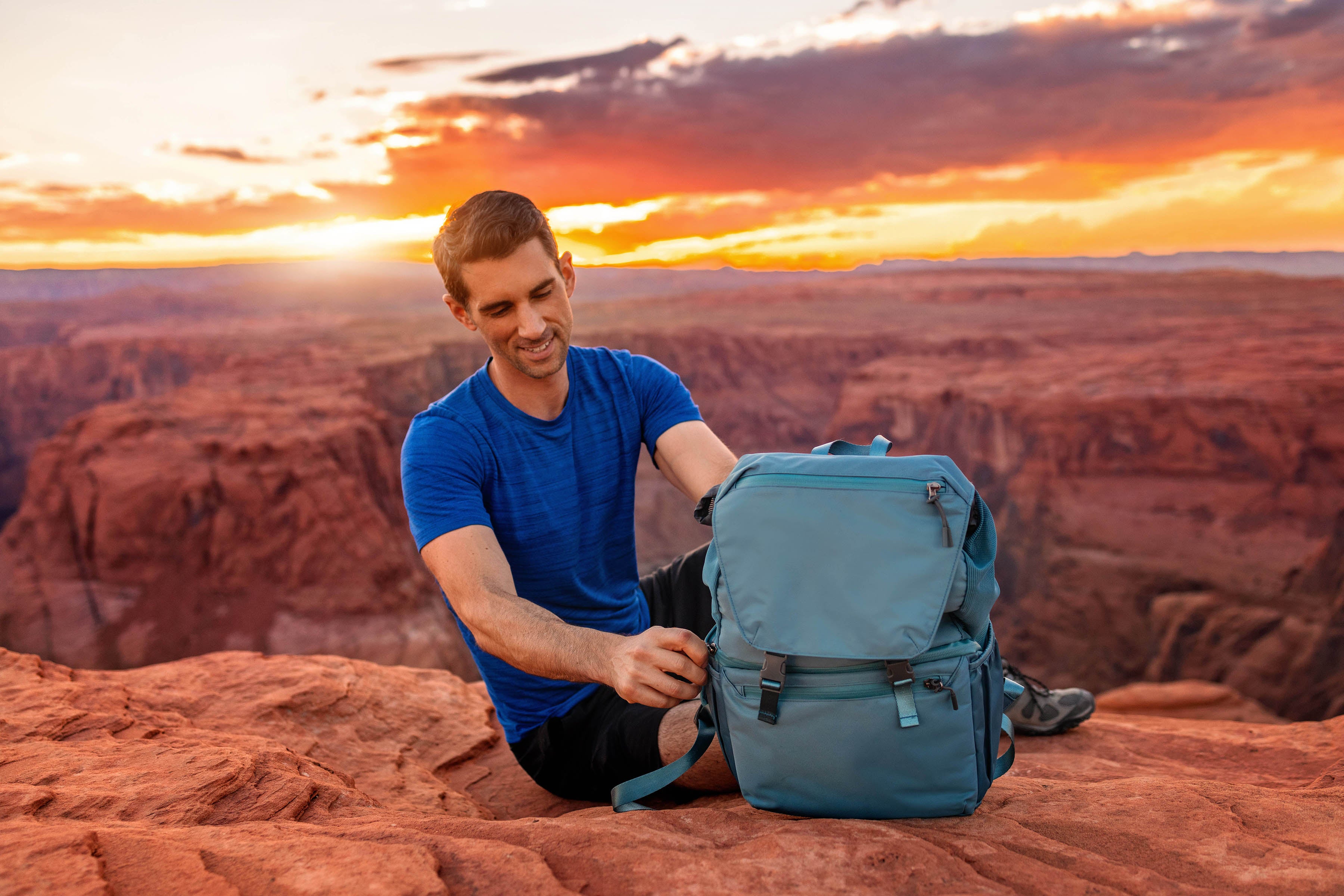 Tarana Recycled Backpack Cooler