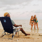 Rhode Island Rams - Monaco Reclining Beach Backpack Chair