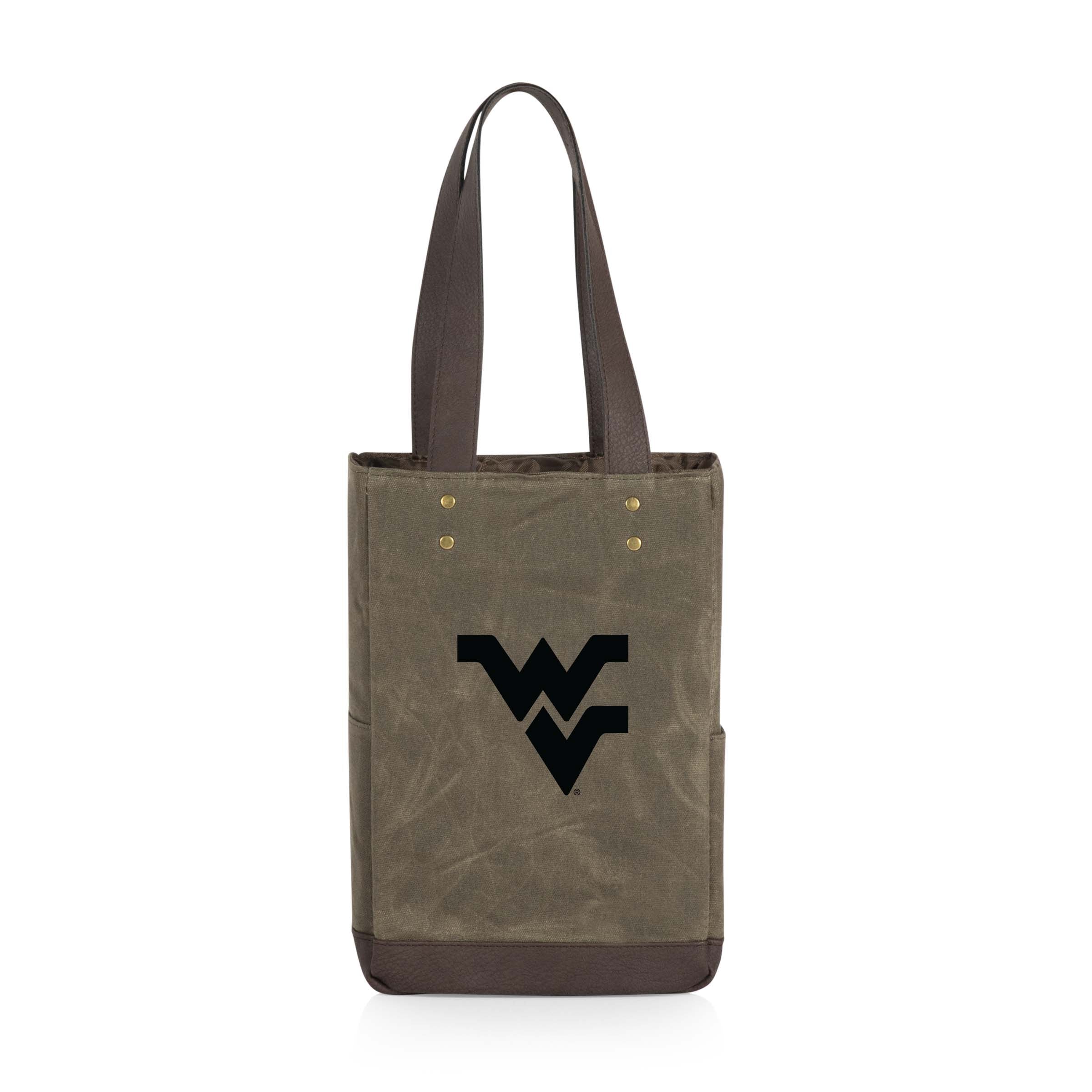 West Virginia Mountaineers - 2 Bottle Insulated Wine Cooler Bag