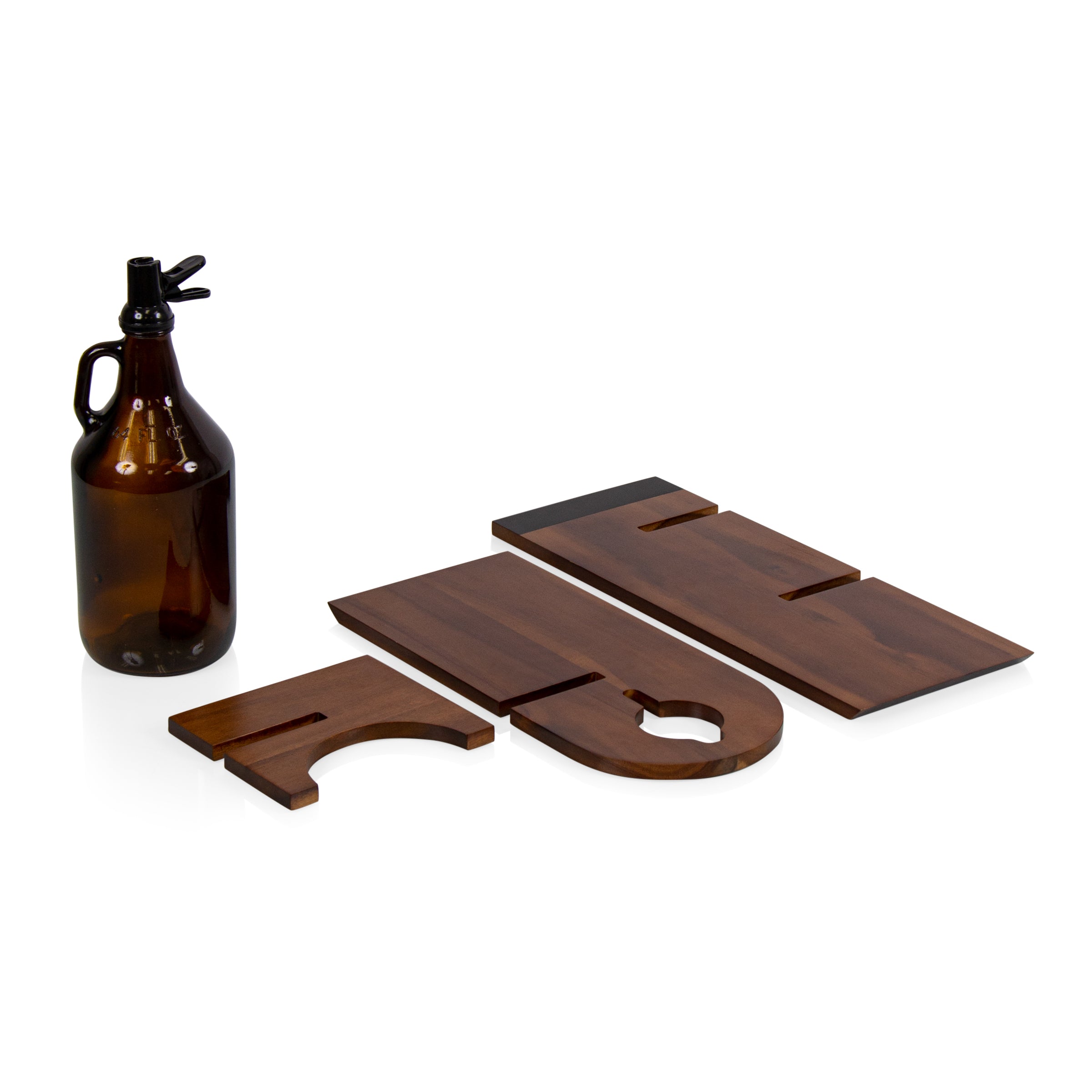 Growler Stand with 64oz Glass Growler