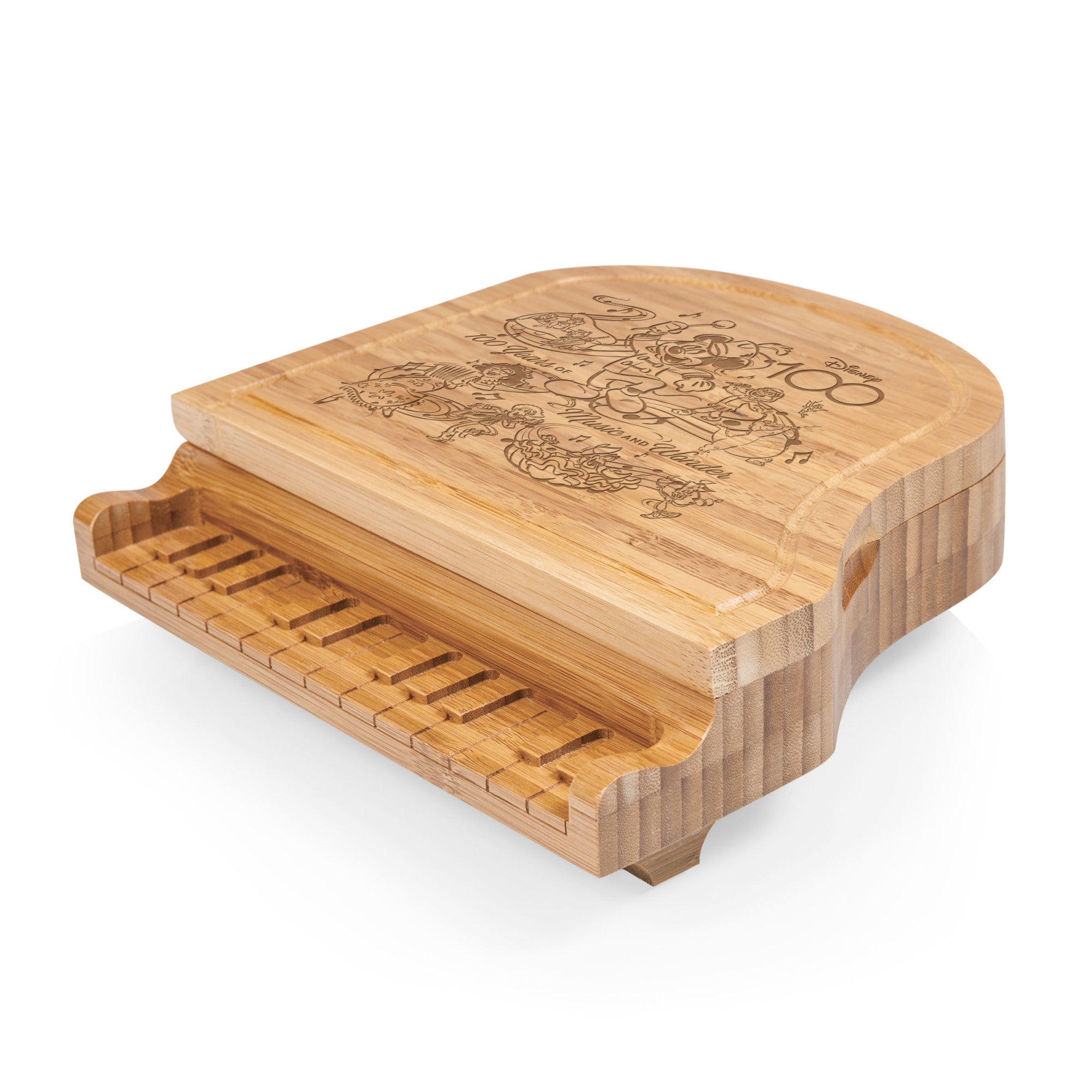 Disney 100 - Piano Cheese Cutting Board & Tools Set