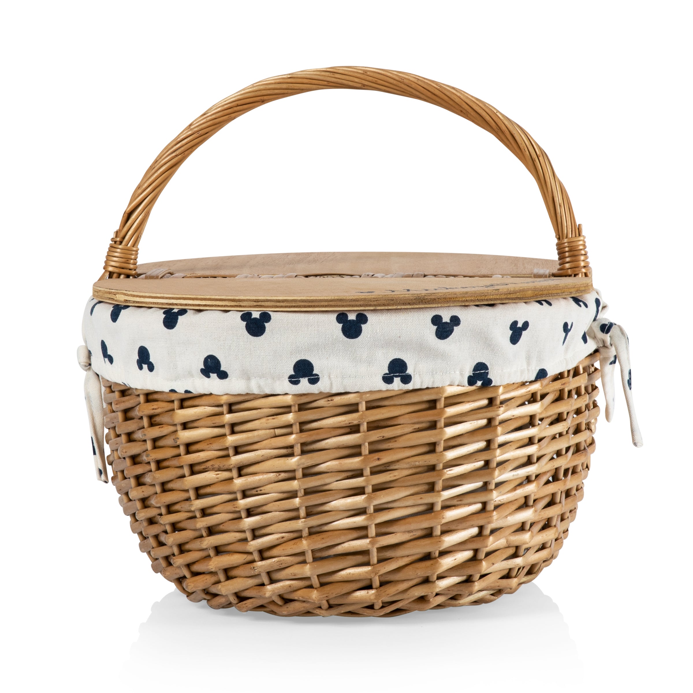 Mickey Mouse Silhouette - Country Picnic Basket