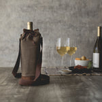 Waxed Canvas Wine Tote