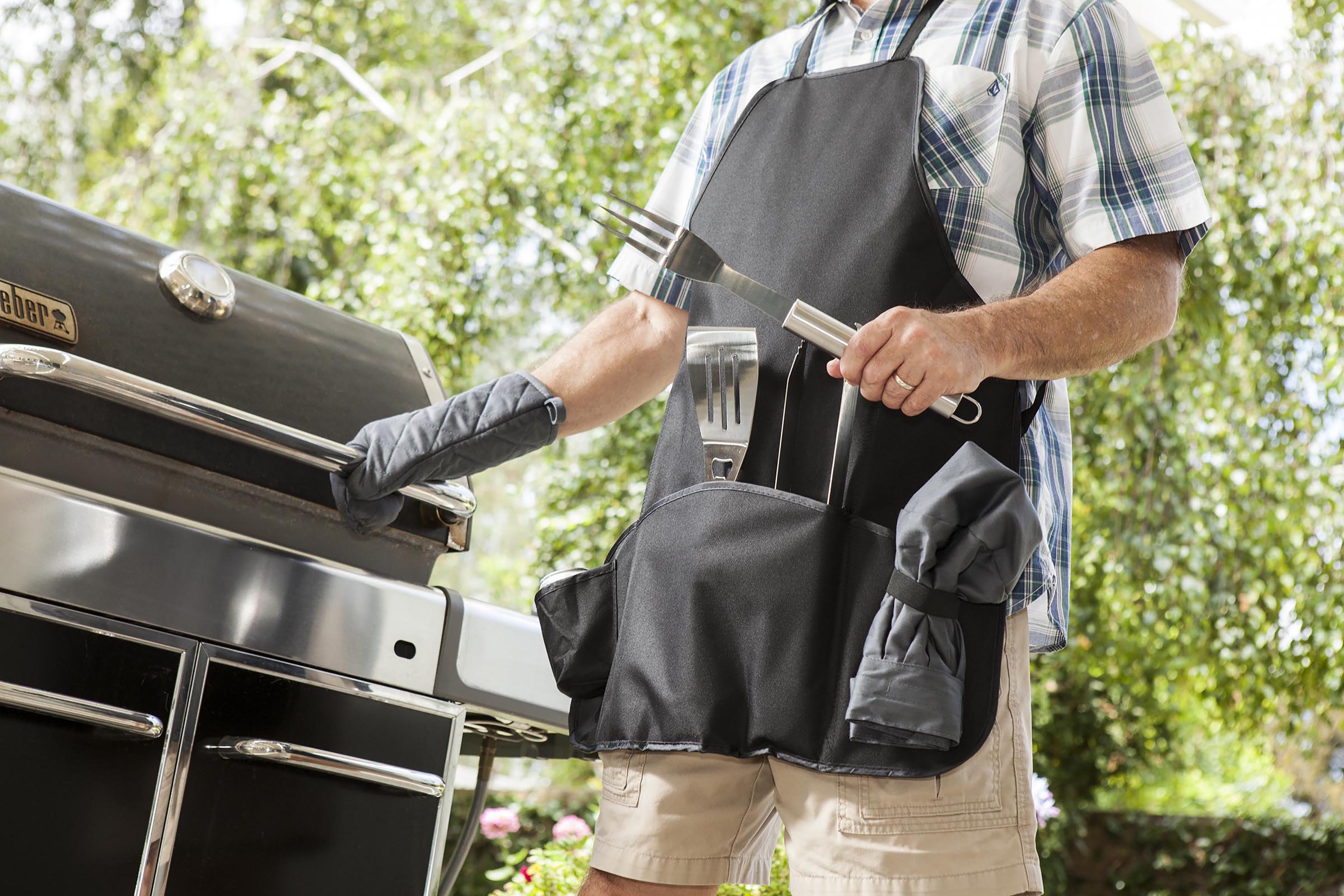 BBQ Apron Tote Pro Grill Set