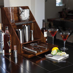 Colorado Rockies - Madison Acacia Tabletop Bar Set