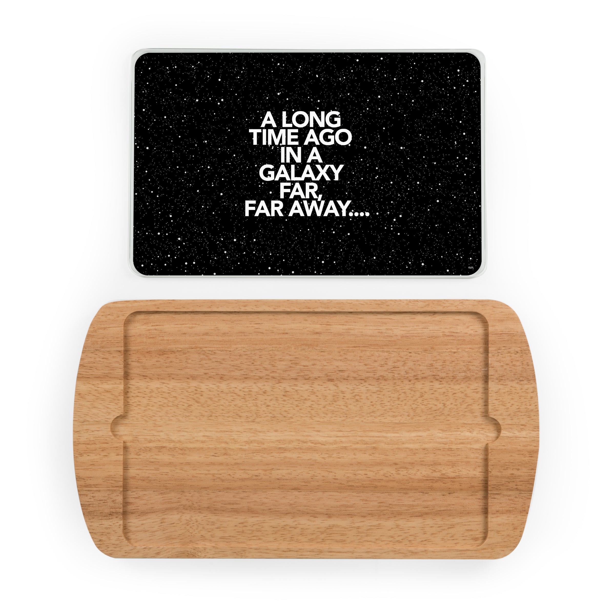 Star Wars Scroll - Billboard Glass Top Serving Tray