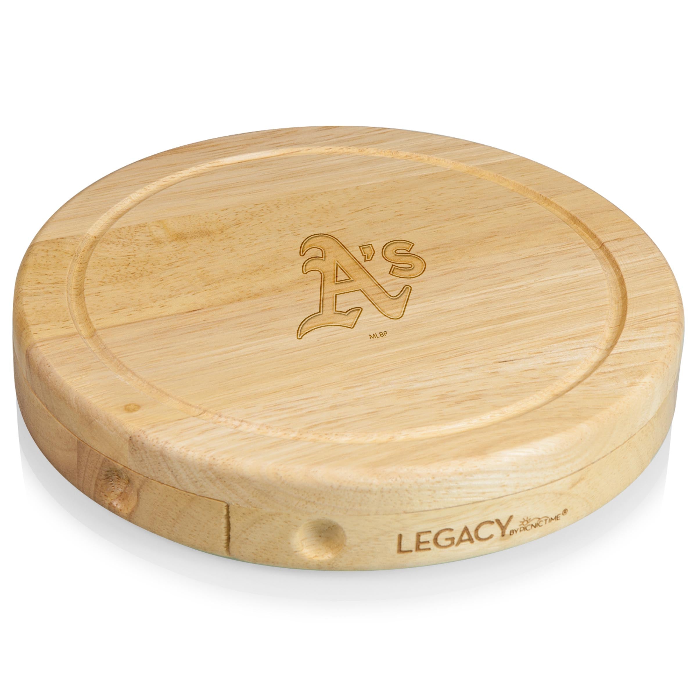 Oakland Athletics - Brie Cheese Cutting Board & Tools Set