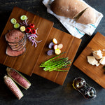 Etage Set Of 3 Acacia Serving Pedestals