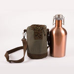 Insulated Growler Tote with Copper 64 oz. Stainless Steel Growler