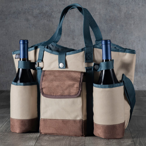 Wine Country Tote – Wine & Cheese Picnic Tote